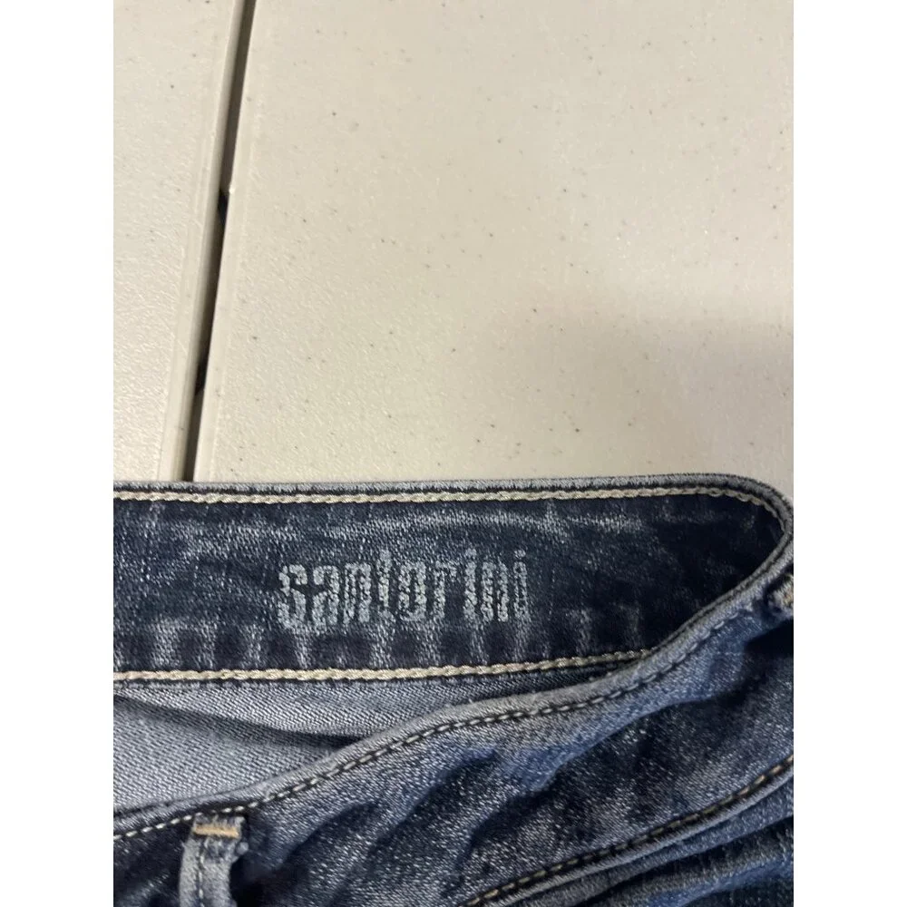 Silver Jeans Santorini Women's Size 28 Cropped Denim Capri Blue Jeans - Picture 13 of 15
